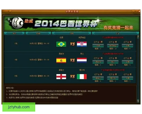 世界杯竞猜投注玩法解析 精准预测助你赢得丰厚奖金